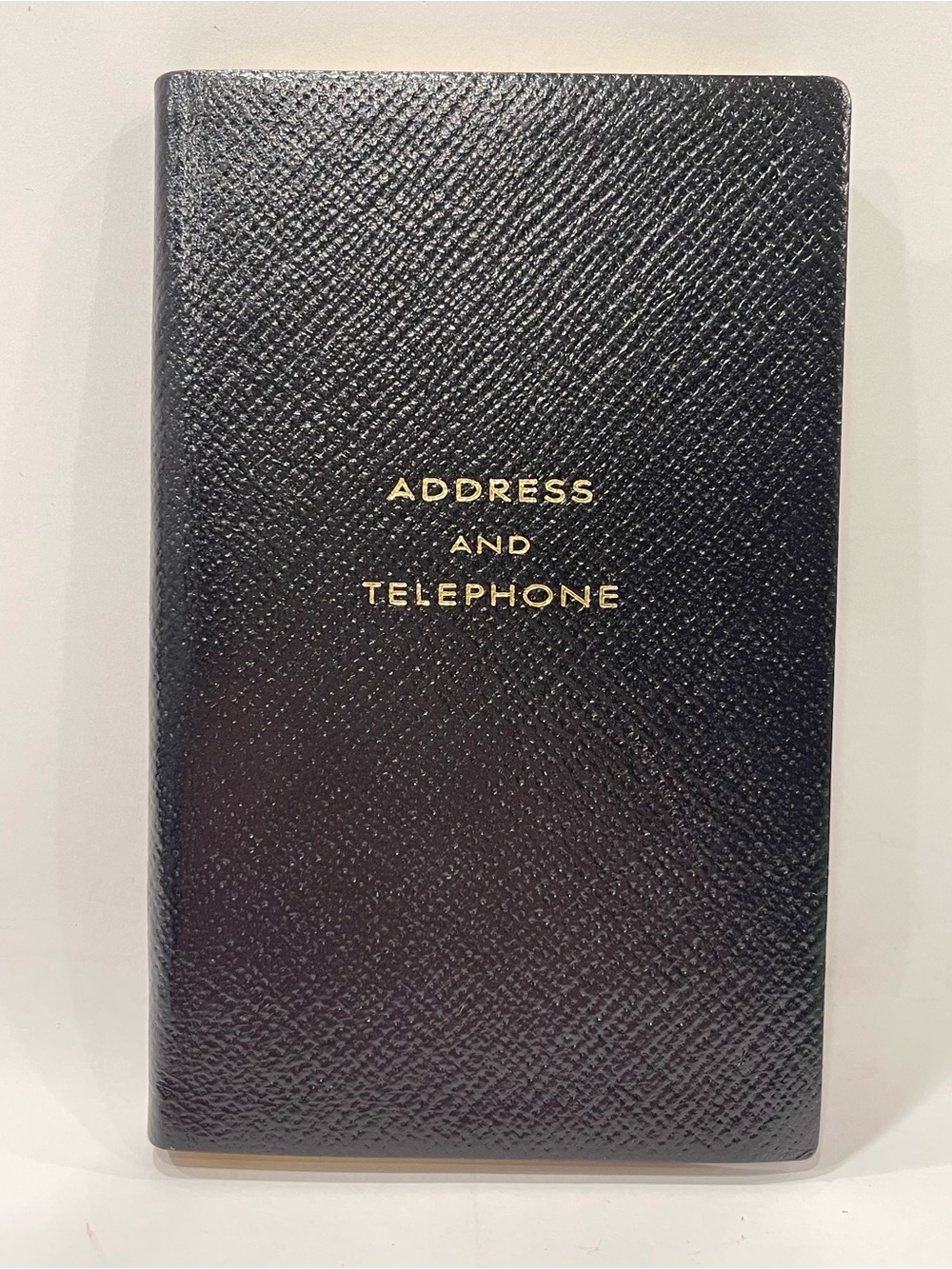 Vintage Smythson of Bond Street "Featherweight" Luxury leather Address-Phonebook